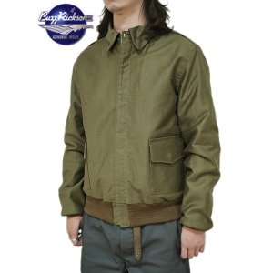 画像: 【 BUZZ RICKSON'S（バズリクソンズ） 】 JUNGLE CLOTH A-2 [ AVIATION ASSOCIATES ] [ OLIVE ]