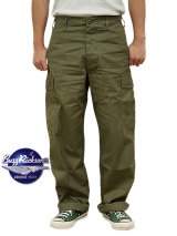 画像: 【 BUZZ RICKSON'S（バズリクソンズ） 】 カーゴパンツ [ TROUSERS, MEN'S, COTTON WIND RESISTANT POPLIN, OLIVE GREEN, ARMY SHADE 107 ] [ SHORT LENGTH ]