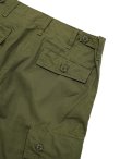 画像14: 【 BUZZ RICKSON'S（バズリクソンズ） 】 カーゴパンツ [ TROUSERS, MEN'S, COTTON WIND RESISTANT POPLIN, OLIVE GREEN, ARMY SHADE 107 ] [ SHORT LENGTH ]