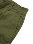 画像4: 【 BUZZ RICKSON'S（バズリクソンズ） 】 カーゴパンツ [ TROUSERS, MEN'S, COTTON WIND RESISTANT POPLIN, OLIVE GREEN, ARMY SHADE 107 ] [ SHORT LENGTH ]