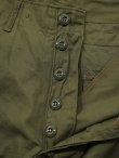 画像5: 【 BUZZ RICKSON'S（バズリクソンズ） 】 カーゴパンツ [ TROUSERS, MEN'S, COTTON WIND RESISTANT POPLIN, OLIVE GREEN, ARMY SHADE 107 ] [ SHORT LENGTH ]