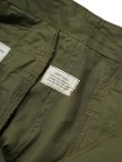 画像7: 【 BUZZ RICKSON'S（バズリクソンズ） 】 カーゴパンツ [ TROUSERS, MEN'S, COTTON WIND RESISTANT POPLIN, OLIVE GREEN, ARMY SHADE 107 ] [ SHORT LENGTH ]