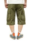 画像2: 【 BUZZ RICKSON'S（バズリクソンズ） 】 カーゴショーツ [ TROUSERS, MEN'S, COTTON WIND RESISTANT POPLIN, OLIVE GREEN, ARMY SHADE 107 SHORTS ]