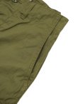 画像4: 【 BUZZ RICKSON'S（バズリクソンズ） 】 カーゴショーツ [ TROUSERS, MEN'S, COTTON WIND RESISTANT POPLIN, OLIVE GREEN, ARMY SHADE 107 SHORTS ]