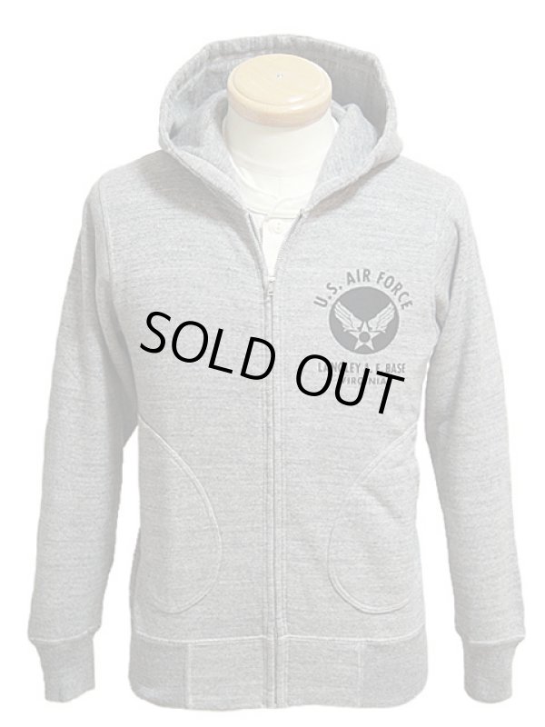 画像2: 【 BUZZ RICKSON'S×PEANUTS（バズリクソンズ×ピーナッツ） 】 FULL ZIP HOODED SWEAT PARKA [ U.S. AIR FORCES ] 