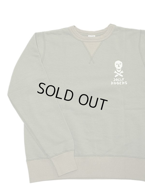 画像2: 【 BUZZ RICKSON'S（バズリクソンズ） 】 セットインクルースウェット SET-IN CREW SWEAT [ 90th BOMB.GROUP JOLLY ROGERS ]