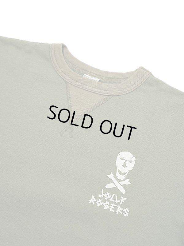 画像3: 【 BUZZ RICKSON'S（バズリクソンズ） 】 セットインクルースウェット SET-IN CREW SWEAT [ 90th BOMB.GROUP JOLLY ROGERS ]