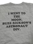 画像6: 【 BUZZ RICKSON'S×PEANUTS（バズリクソンズ×ピーナッツ） 】 スヌーピーセットインクルースウェット SNOOPY SET-IN CREW SWEAT [ I'M ON THE MOON! ]