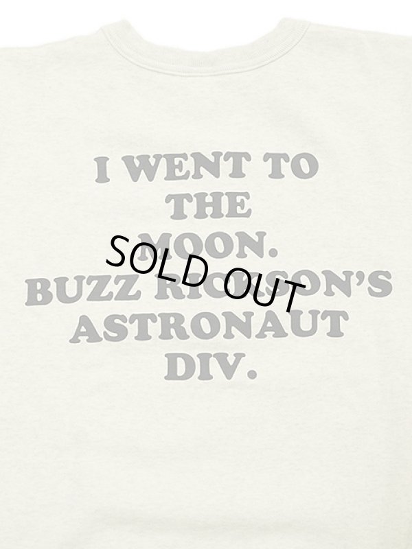 画像6: 【 BUZZ RICKSON'S×PEANUTS（バズリクソンズ×ピーナッツ） 】 スヌーピーセットインクルースウェット SNOOPY SET-IN CREW SWEAT [ I'M ON THE MOON! ]