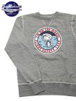 画像1: 【 BUZZ RICKSON'S×PEANUTS（バズリクソンズ×ピーナッツ） 】 スヌーピーセットインクルースウェット SNOOPY SET-IN CREW SWEAT [ I'M ON THE MOON! ]