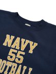 画像5: 【 BUZZ RICKSON'S（バズリクソンズ） 】 リバースウィーブスウェット REVERSE SWEAT CREW [ NAVY FOOTBALL ]