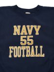 画像6: 【 BUZZ RICKSON'S（バズリクソンズ） 】 リバースウィーブスウェット REVERSE SWEAT CREW [ NAVY FOOTBALL ]