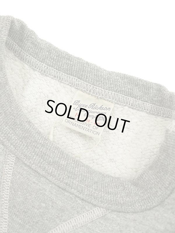 画像7: 【 BUZZ RICKSON'S × PEANUTS（バズリクソンズ × ピーナッツ） 】 スヌーピーセットインクルースウェット SNOOPY SET-IN CREW SWEAT [ U.S.NAVY ] [ H.GRAY ]