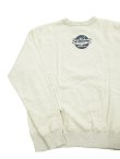 画像2: 【 BUZZ RICKSON'S × PEANUTS（バズリクソンズ × ピーナッツ） 】 スヌーピーセットインクルースウェット SNOOPY SET-IN CREW SWEAT [ U.S.NAVY ] [ OATMEAL ]