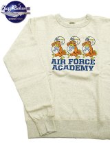 画像: 【 BUZZ RICKSON'S（バズリクソンズ） 】 セットインクルースウェット SET-IN CREW SWEAT [ AIR FORCE ACADEMY ] [ OATMEAL ]