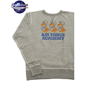 画像: 【 BUZZ RICKSON'S（バズリクソンズ） 】 セットインクルースウェット SET-IN CREW SWEAT [ AIR FORCE ACADEMY ] [ H.GRAY ]