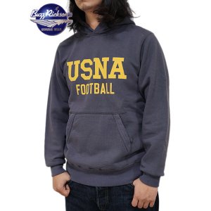 画像: 【 BUZZ RICKSON'S（バズリクソンズ） 】 スウェットパーカー SWEAT PARKA [ U.S. NAVAL ACADEMY ] [ NAVY ]