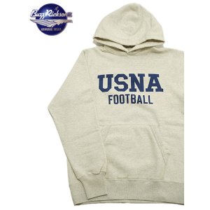 画像: 【 BUZZ RICKSON'S（バズリクソンズ） 】 スウェットパーカー SWEAT PARKA [ U.S. NAVAL ACADEMY ] [ OATMEAL ]
