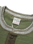 画像6: 【 メール便可 】 【 BUZZ RICKSON'S（バズリクソンズ） 】　ヘンリーネックTシャツ　 [ Slub Yarn Henley Neck ]