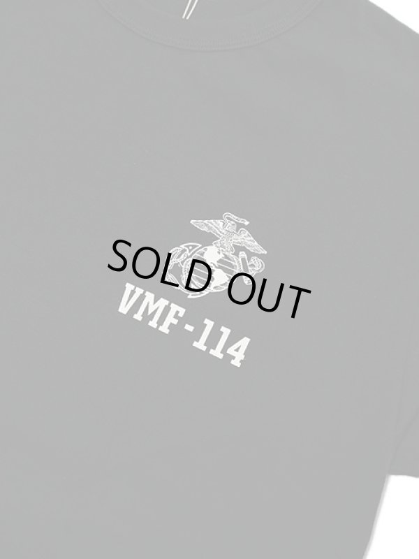 画像5: 【 メール便可 】 【 BUZZ RICKSON'S（バズリクソンズ） 】　プリントT-シャツ [ S/S T-SHIRT ] [ VMF-114 DEATH DEALERS ] [ Black ]