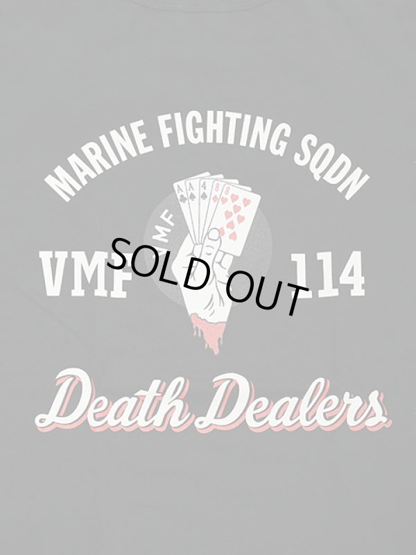 画像6: 【 メール便可 】 【 BUZZ RICKSON'S（バズリクソンズ） 】　プリントT-シャツ [ S/S T-SHIRT ] [ VMF-114 DEATH DEALERS ] [ Black ]