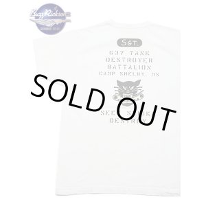 画像: 【 BUZZ RICKSON'S（バズリクソンズ） 】　プリントT-シャツ [ S/S T-SHIRT ] [ 637th TANK DESTROYER BATTALION ] [ WHITE ] 【 メール便可 】