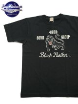 画像: 【 BUZZ RICKSON'S（バズリクソンズ） 】　プリントT-シャツ [ S/S T-SHIRT ] [ 460th BOMB.SQ. Black Panther ] [ BLACK ] 【 メール便可 】