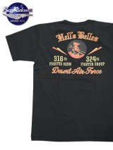 画像: 【 BUZZ RICKSON'S（バズリクソンズ） 】　プリントT-シャツ [ S/S T-SHIRT ] [ 316th FTR.SQ. Hell's Belles ] [ BLACK ] 【 メール便可 】