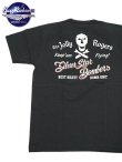 画像1: 【 BUZZ RICKSON'S（バズリクソンズ） 】　プリントT-シャツ [ S/S T-SHIRT ] [ 90th BOMB.GROUP Jolly Rogers ] [ BLACK ] 【 メール便可 】