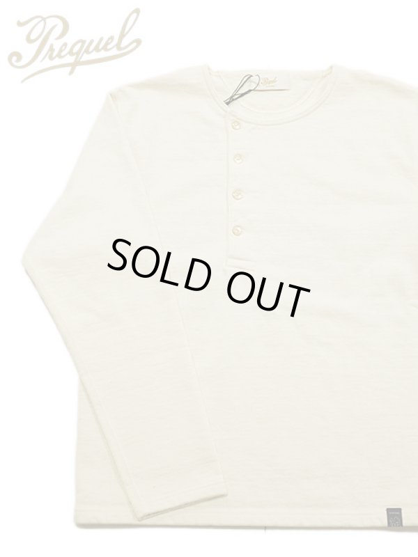 画像3: 【 PREQUEL（プリクエル） 】 ヘンリースウェットシャツ [ Henley Sweatshirt ] [ Natural ]