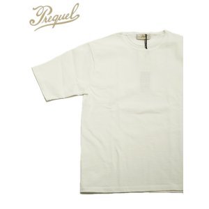画像: 【 PREQUEL（プリクエル） 】 スティッフコットンTシャツ [ Stiff Cotton T-shirt ] [ White ] 【 メール便可 】