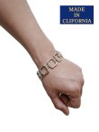 画像1: 【 MADE IN CLIFORNIA（メイドインカリフォルニア） 】 T-BAR CHAIN BRACELET [ Monitor ] [ SILVER ] [ Made In USA ]