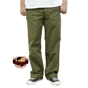 画像: 【 JELADO（ジェラード） 】　ヘリンボーンベイカーパンツ [ CM47 HBT Baker Pants ] [ Olive ]