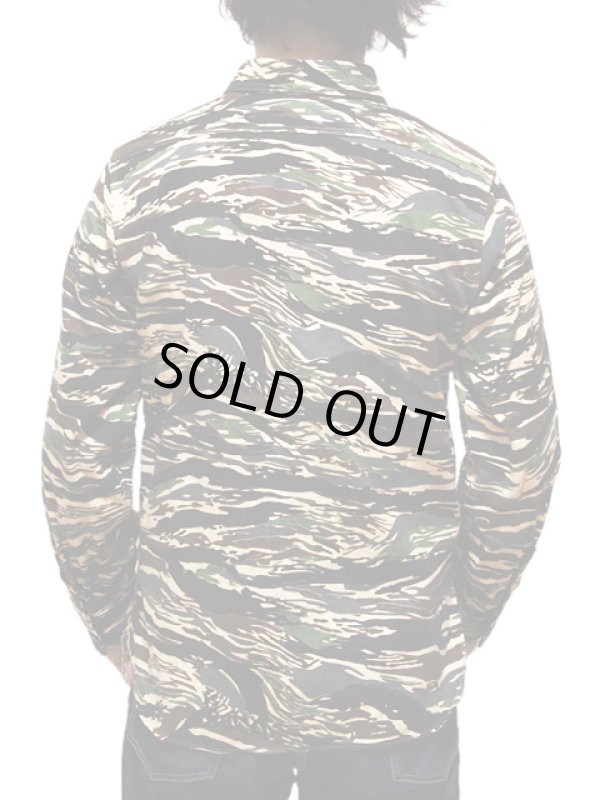 画像2: 【 JELADO（ジェラード） 】　 タイガーカモプリントネルシャツ　[ Mimic Shirt ]