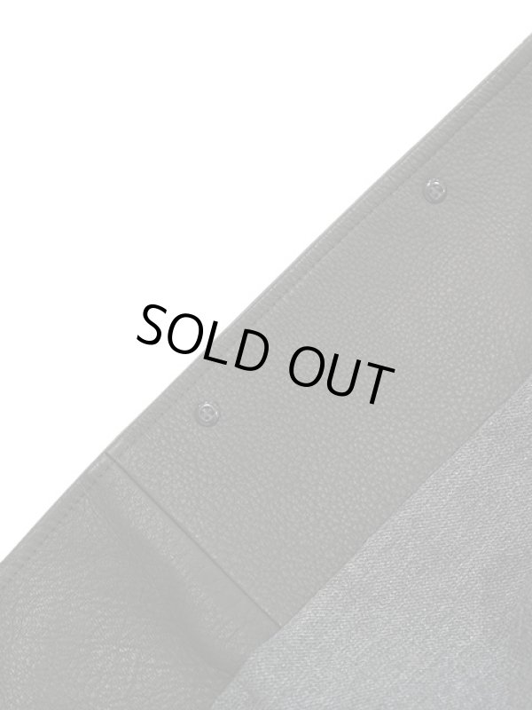 画像13: 【 Y'2 LEATHER（ワイツーレザー） 】　Deer Skin Rounded Hem Car Coat [ Deer Skin (鹿革) ] [ BLACK ]