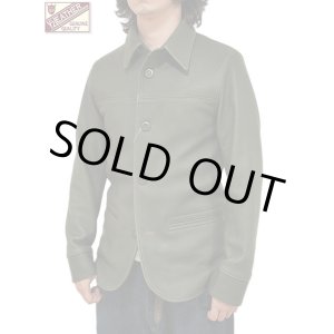 画像: 【 Y'2 LEATHER（ワイツーレザー） 】　Deer Skin Rounded Hem Car Coat [ Deer Skin (鹿革) ] [ OLIVE ]