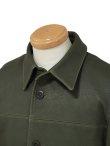 画像5: 【 Y'2 LEATHER（ワイツーレザー） 】　Deer Skin Rounded Hem Car Coat [ Deer Skin (鹿革) ] [ OLIVE ]