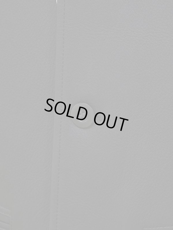 画像9: 【 Y'2 LEATHER（ワイツーレザー） 】　Deer Skin Rounded Hem Car Coat [ Deer Skin (鹿革) ] [ BLACK ]