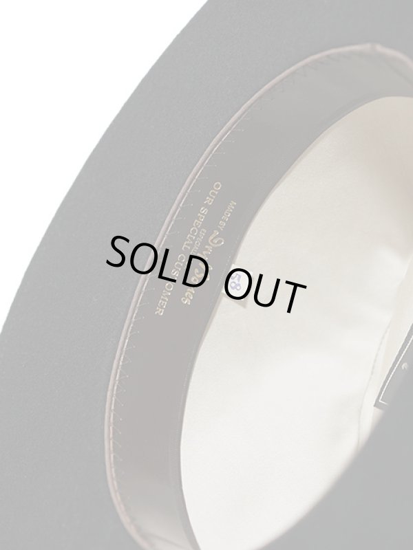 画像5: 【 Dry Bones（ドライボーンズ）】 ウールフェドラハット [ Wool Fedora Hat ] [ BLACK ]