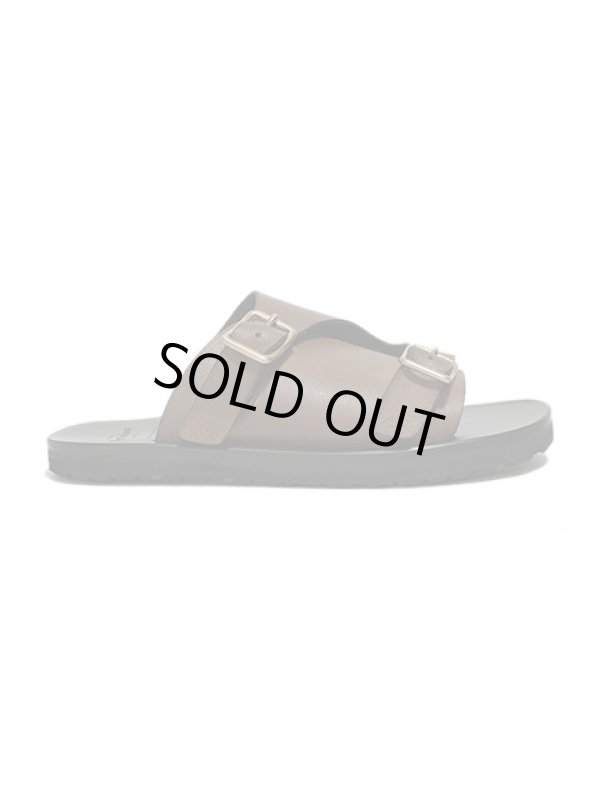 画像4: 【 The Ruttshoes & Co.（ラッドシューズ） 】　Double Monk Sandals　[ ALASKA Leather ]　[ BROWN ]