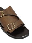 画像5: 【 The Ruttshoes & Co.（ラッドシューズ） 】　Double Monk Sandals　[ ALASKA Leather ]　[ BROWN ]