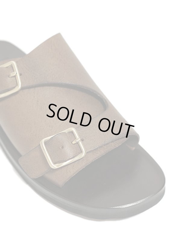 画像5: 【 The Ruttshoes & Co.（ラッドシューズ） 】　Double Monk Sandals　[ ALASKA Leather ]　[ BROWN ]