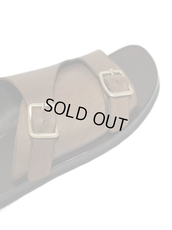 画像6: 【 The Ruttshoes & Co.（ラッドシューズ） 】　Double Monk Sandals　[ ALASKA Leather ]　[ BROWN ]