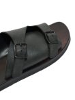 画像6: 【 The Ruttshoes & Co.（ラッドシューズ） 】　Double Monk Sandals　[ ALASKA Leather ]　[ BLACK ]
