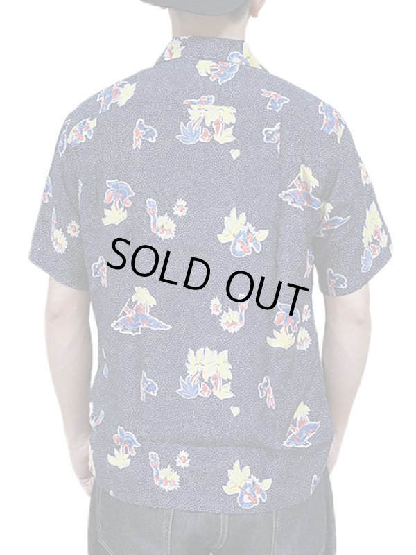 画像2: 【 DUKE KAHANAMOKU（デュークカハナモク） 】　半袖アロハシャツ　[ DUKE'S POLKA-DOTS ]