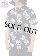 画像: 【 DUKE KAHANAMOKU（デュークカハナモク） 】　半袖ハワイアンポロシャツ [ DUKE'S PINEAPPLE ] [ COOLMAX ] [ NAVY ]【 メール便可 】