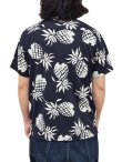 画像2: 【 DUKE KAHANAMOKU（デュークカハナモク） 】　半袖ハワイアンポロシャツ [ DUKE'S PINEAPPLE ] [ COOLMAX ] [ NAVY ]【 メール便可 】