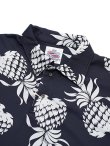 画像3: 【 DUKE KAHANAMOKU（デュークカハナモク） 】　半袖ハワイアンポロシャツ [ DUKE'S PINEAPPLE ] [ COOLMAX ] [ NAVY ]【 メール便可 】