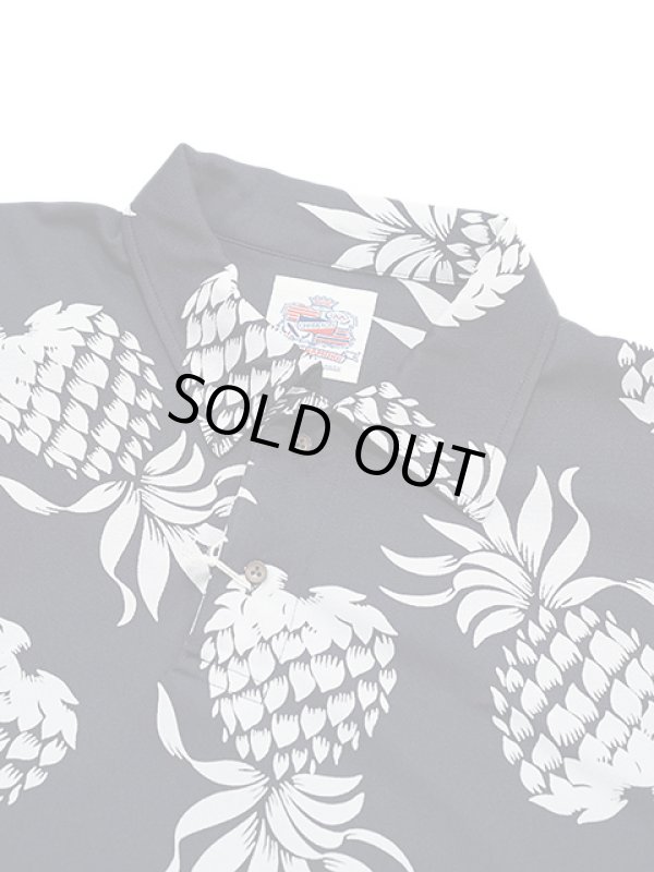 画像3: 【 DUKE KAHANAMOKU（デュークカハナモク） 】　半袖ハワイアンポロシャツ [ DUKE'S PINEAPPLE ] [ COOLMAX ] [ NAVY ]【 メール便可 】