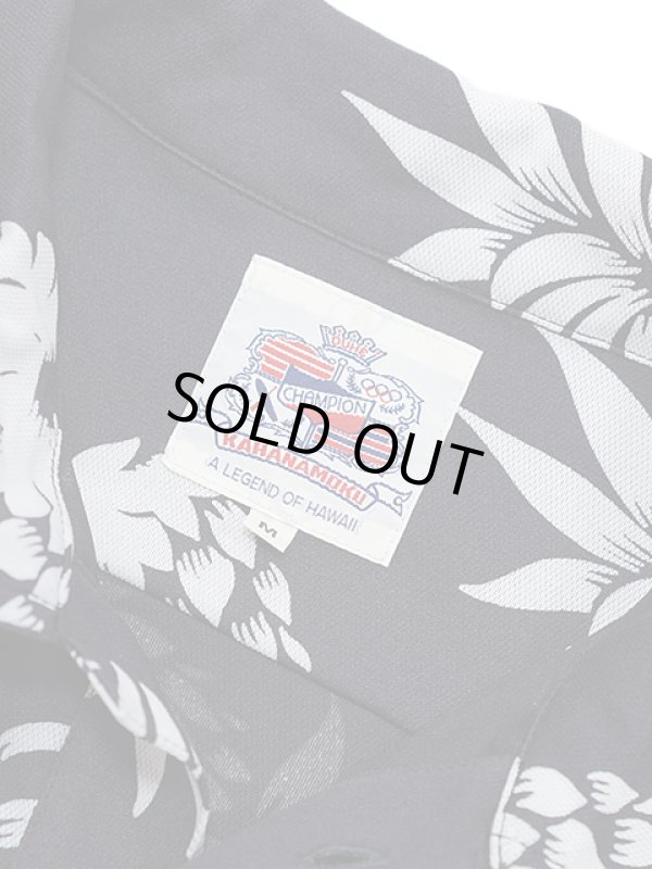 画像7: 【 DUKE KAHANAMOKU（デュークカハナモク） 】　半袖ハワイアンポロシャツ [ DUKE'S PINEAPPLE ] [ COOLMAX ] [ NAVY ]【 メール便可 】